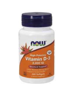 Witamina D3 2000 IU (240 kaps.)