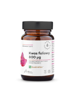 AURA HERBALS Kwas foliowy 800 µg (60 kaps.)