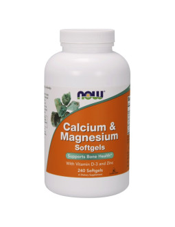 Wapń, Magnez, Witamina D3 (240 kaps.)