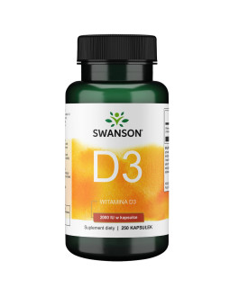 Witamina D3 2000 IU (250 kaps.)