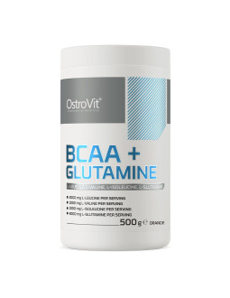 Ostrovit Bcaa + Glutamina - Smak Pomarańczowy (500 G)