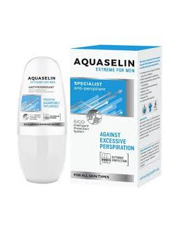 Aquaselin Extreme Men Specjalistyczny Antyperspirant Roll-On Przeciw Nadmiernej Potliwości (50 Ml)