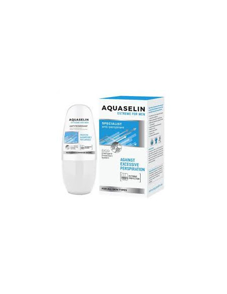 Aquaselin Extreme Men Specjalistyczny Antyperspirant Roll-On Przeciw Nadmiernej Potliwości (50 Ml)