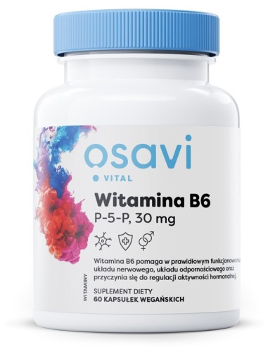 OSAVI Witamina B6 P-5-P 30 mg (60 kaps.)