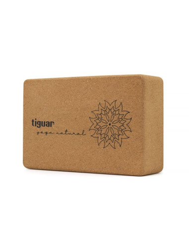 Kostka do jogi tiguar z korka ti-j0003