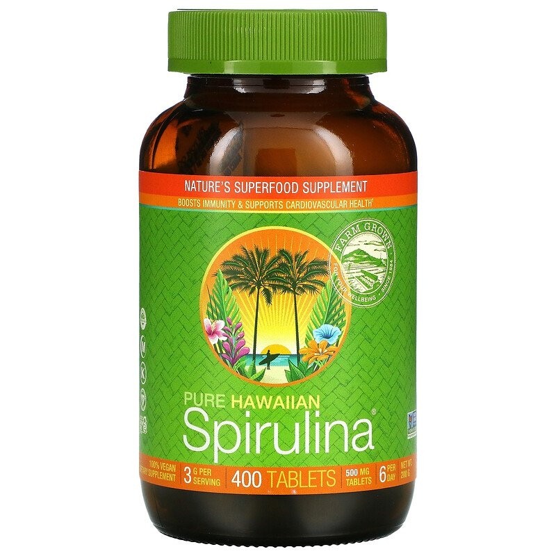 Hawajska Spirulina Pacifica (400 tabl.)