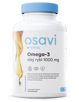 OSAVI Omega-3 olej rybi 1000 mg (120 kaps.)