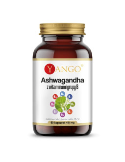 Ashwagandha z witaminami z grupy B (90 kaps.)