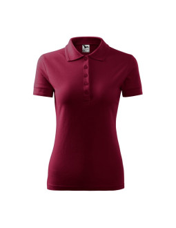 Koszulka polo damska pique polo (garnet) 2