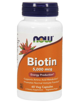 Biotyna - Biotin 5000 mcg (60 kaps.)