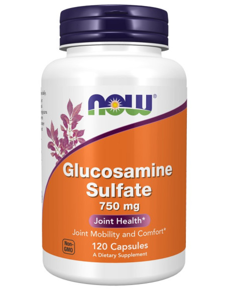 Now Foods Glucosamine Sulfate - Siarczan Glukozaminy 750 Mg (120 Kaps.)