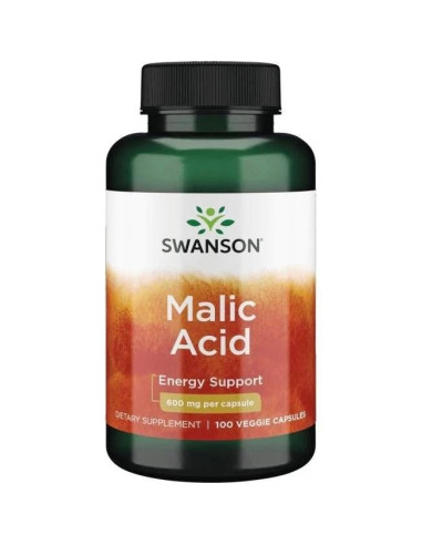 Swanson Malic Acid - Kwas Jabłkowy (100 Kaps.)