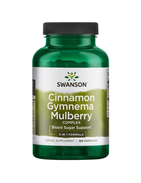 Cinnamon Gymnema Mulberry Complex (120 kaps.)