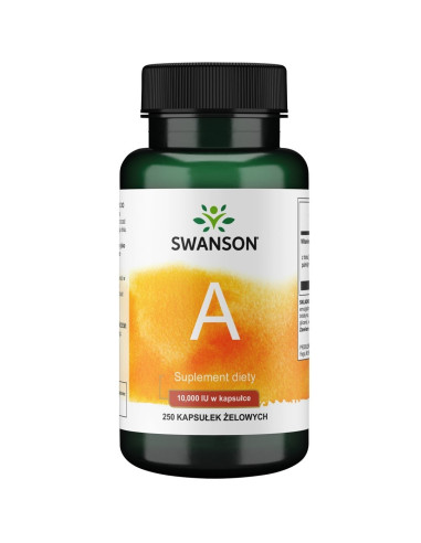 Vitamin A 10.000 IU (250 kaps.)