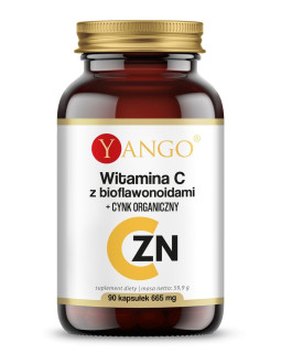 Witamina C z bioflawonoidami + Cynk organiczny (90 kaps.)