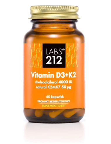 Vitamin D3 4000 IU + K2 (60 kaps.)