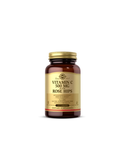 Vitamin C 500 mg with Rose Hips (100 tabl.)
