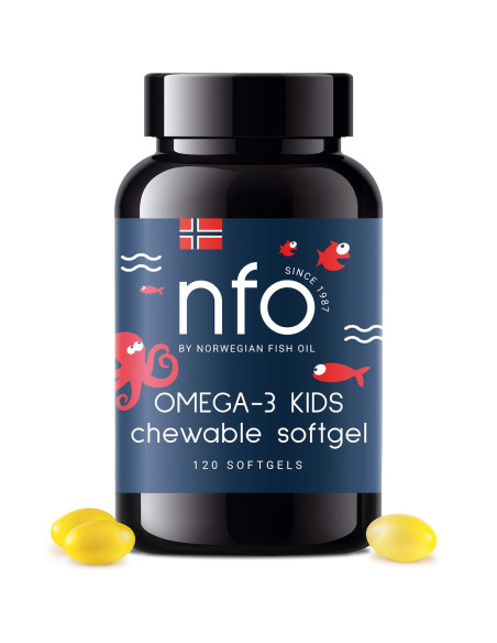 Nfo Omega-3 Kids Chewable (120 Kaps.)