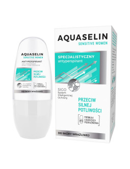 Aquaselin Sensitive Women Specjalistyczny Antyperspirant Roll-On Przeciw Silnej Potliwości (50 Ml)