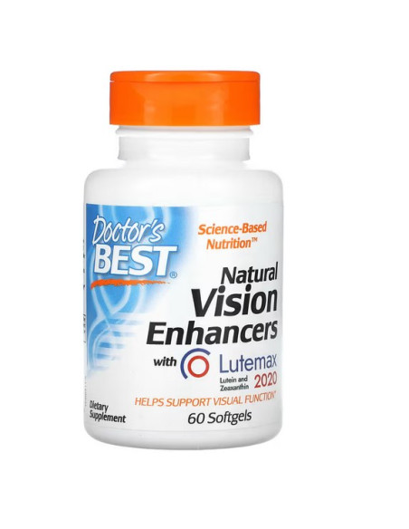 Natural Vision Enhacers with FloraGLO Lutein - Luteina I Zeaksantyna (60 kaps.)