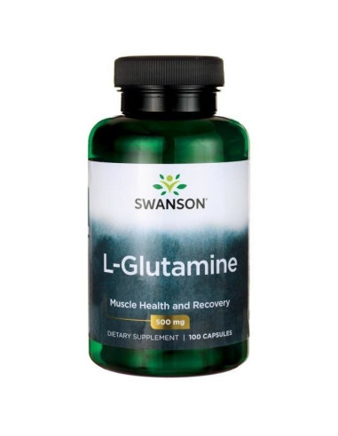 L-glutamina 500 mg (100 kaps.)