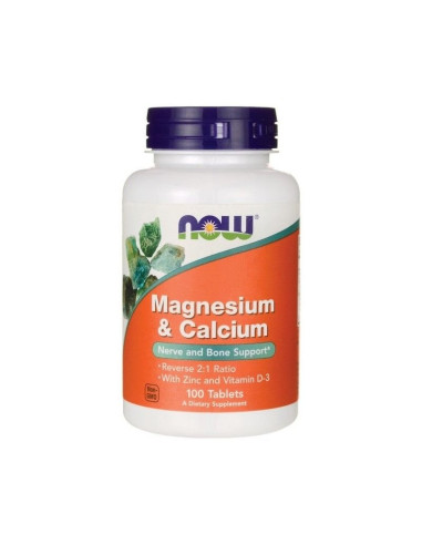 Magnez, Wapń, wit. D3 i Cynk (100 tabl.)