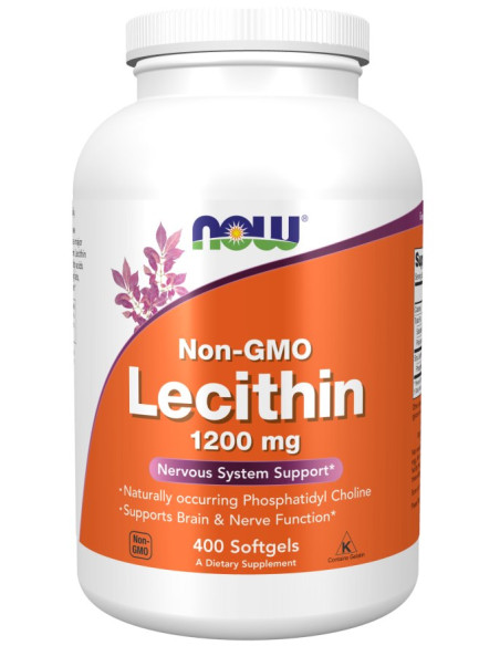 Lecytyna sojowa 1200 mg non GMO (400 kaps.)