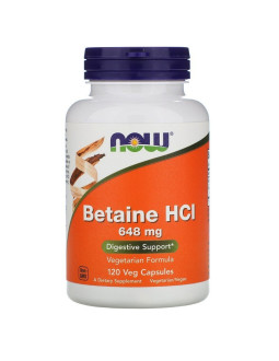 Betaine HCl 648 mg (120 kaps.)