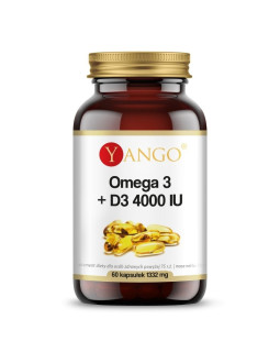 Omega 3 + D3 4000 IU (60 kaps.)