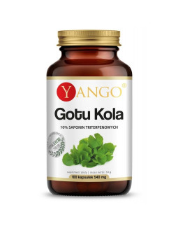 Gotu kola - ekstrakt 10% saponin triterpenowych (100 kaps.)