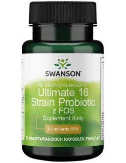 Ultimate 16 Strain Probiotic z FOS (60 kaps.)