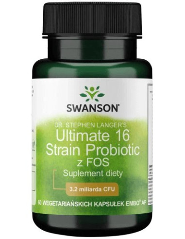 Ultimate 16 Strain Probiotic z FOS (60 kaps.)