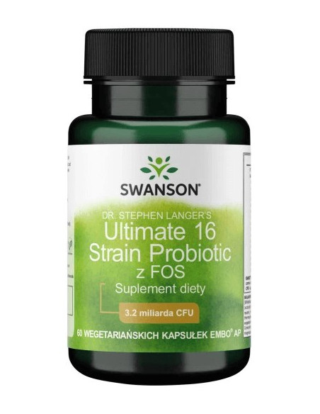 Ultimate 16 Strain Probiotic z FOS (60 kaps.)