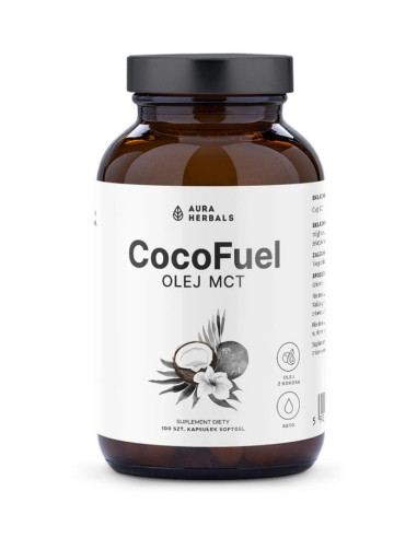 Aura Herbals Cocofuel - Olej Mct 1000 Mg (100 Kaps.)