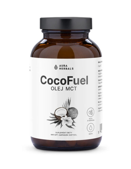 Aura Herbals Cocofuel - Olej Mct 1000 Mg (100 Kaps.)