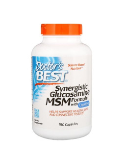 Synergistic Glucosamine MSM Formula with OptiMSM (180 kaps.)