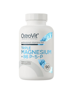Ostrovit Triple Magnesium + B6 P-5-P (90 Kaps.)