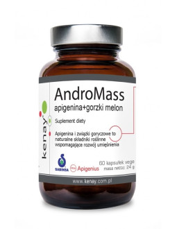 AndroMass extreme botanical SARM - Apigenina + Gorzki melon (60 kaps.)