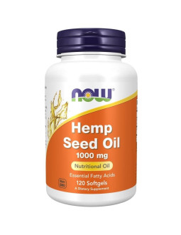 NOW FOODS Hemp Seed Oil 1000 mg (120 kaps.)