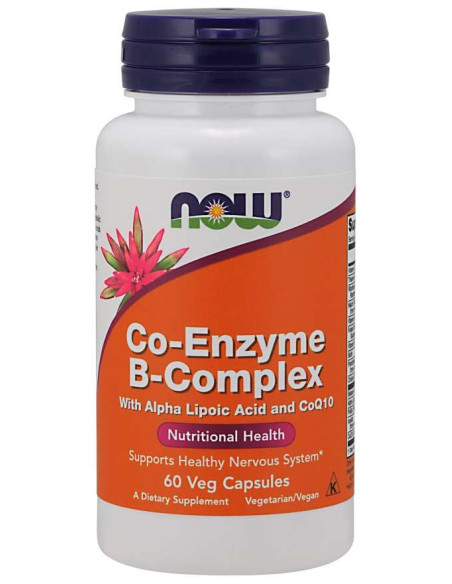 Co-Enzyme B-Complex Kompleks Witamin z grupy B + Kwas alfa liponowy + Koenzym Q10 (60 kaps.)