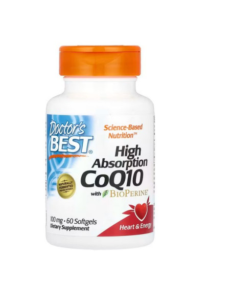 Koenzym Q10 100 mg i Piperyna BioPerine (60 kaps.)