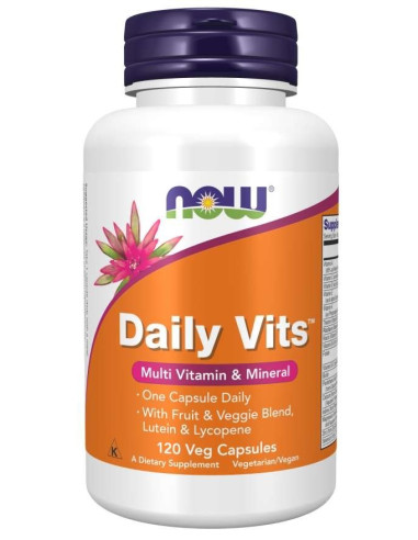 NOW FOODS Daily Vits - Witaminy i Minerały (120 kaps.)