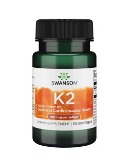 Vitamin K2 Natural 100 mcg (30 kaps.)
