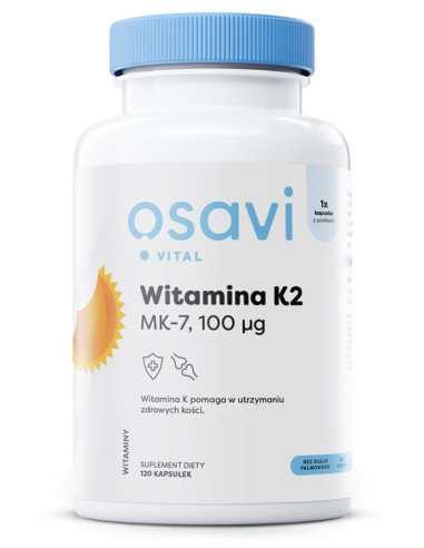 OSAVI Witamina K2 MK-7 100 mcg (120 kaps.)