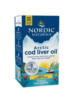 Arctic Cod Liver Oil Lemon (90 kaps.)