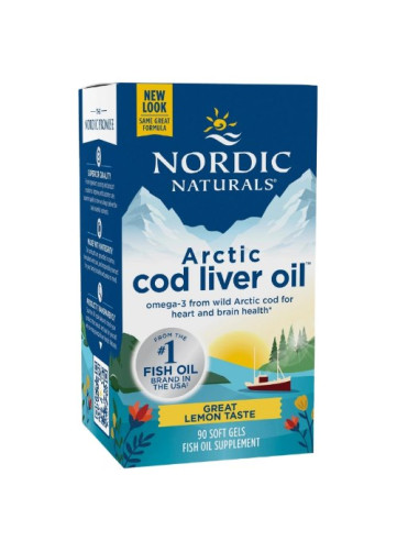 Arctic Cod Liver Oil Lemon (90 kaps.)