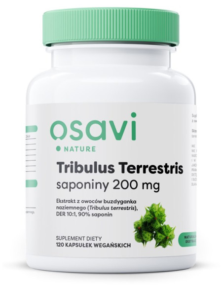 OSAVI Tribulus Terrestris, saponiny 200 mg (120 kaps.)
