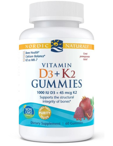 Vitamin D3 + K2 Gummies (60 żelek)