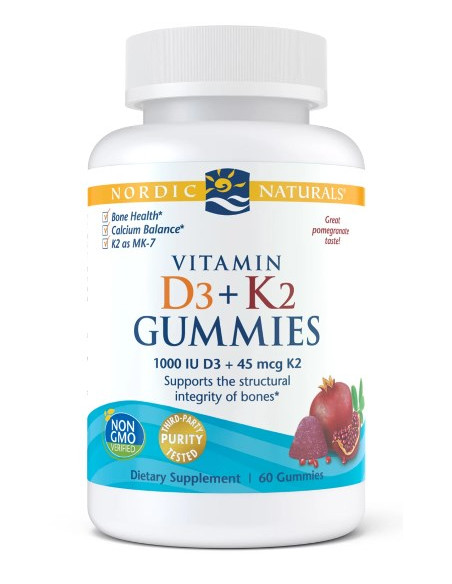 Vitamin D3 + K2 Gummies (60 żelek)