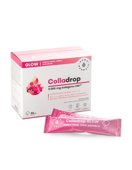 Colladrop Glow - Kolagen HM 5000 mg saszetki 6,2 g (30 szt.)